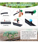 Mudder 60 Pieces Drip Emitter Garden Flag Drip Irrigation In 3 Sizes