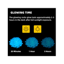 NAMTSO Glow in The Dark Pebbles Luminous Stones for Fish Tank