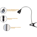 Newhouse Lighting Clamp White Clip Light LED Lamp