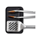 OXO Good Grips Grilling Tools 3pc Set-Tongs | Turner Rest Color Black