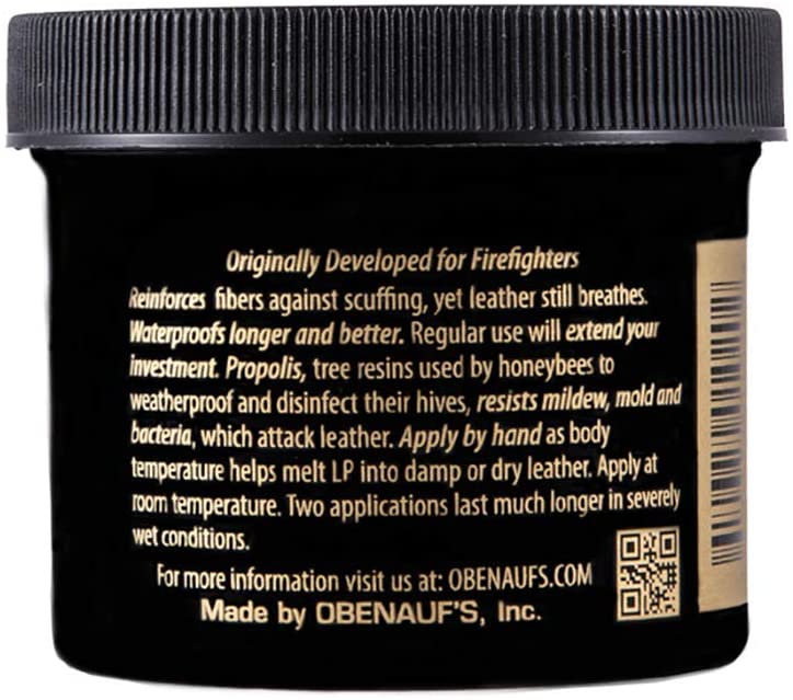 Obenauf's | Heavy Duty LP Leather Conditioner Natural Oil Beeswax Formula 