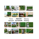 Ogrmar Artificial Boxwood Privacy Hedge Plants UV Protection| for Exterior and Interior Decoration