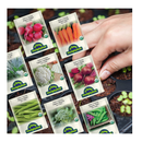 Organic Winter Vegetable Seeds | Heirloom Seed Set with Vegetable Seeds for Planting Home Garden