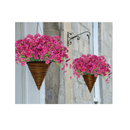 Ouddy Outdoor Artificial Flowers | UV Resistant | Flowers That Do Not Fade | Synthetic Plastic Flowers | Green Bushes For Garden| Porch| Window| Home Decor | 12 Packs