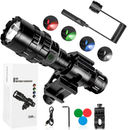 Ouesen LED Tactical Flashlights With Picatinny Mount | 1600LM | Bright