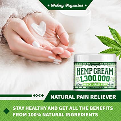 Pain Relief Cream - 1,300,000 - Natural Hemp Cream for Arthritis, Muscle Pain Relief