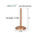 Paper Towel Holder Stand for Kitchen Countertop & Dining Room Table (Copper, Classical)