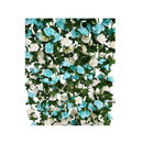 Party Joy Fake Flower Garland Rose Vine Hanging Artificial Flowers Rose Ivy Hanging Baskets Wedding Arch Garden Backdrop Decor| 5 pcs 41 feet