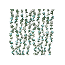 Party Joy Fake Flower Garland Rose Vine Hanging Artificial Flowers Rose Ivy Hanging Baskets Wedding Arch Garden Backdrop Decor| 5 pcs 41 feet