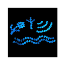 Party Zealot Glow in The Dark Pebble Stones for Indoor and Outdoor Walkways