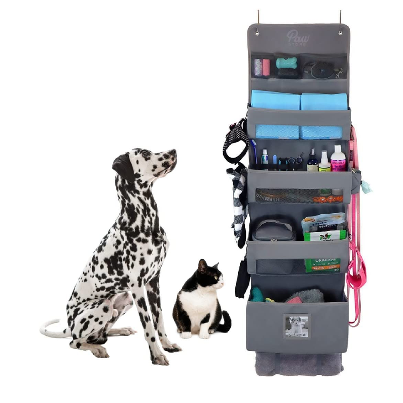 Paw Store  Over The Door Storage Organizer for Dogs and Cats  XL Capacity