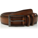 Perry Ellis Men's 35mm Wing Tip Edge Belt