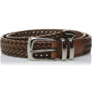 Perry Ellis Men's Portfolio Braided Belt | Brown
