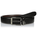 Portfolio Men's 2-Tone Matte and Shine Buckle Reversible Belt