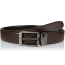 Portfolio Men's 2-Tone Matte and Shine Buckle Reversible Belt
