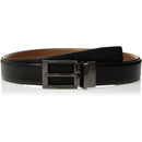 Women's Big and Tall Reversible Feather Edge Leather Belt | with Textured Buckle