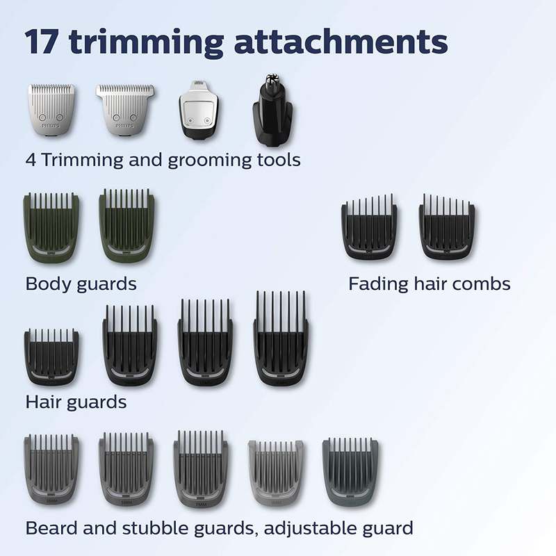 Philips Norelco Multigroom 5000 |  18-Piece Men's Grooming Kit