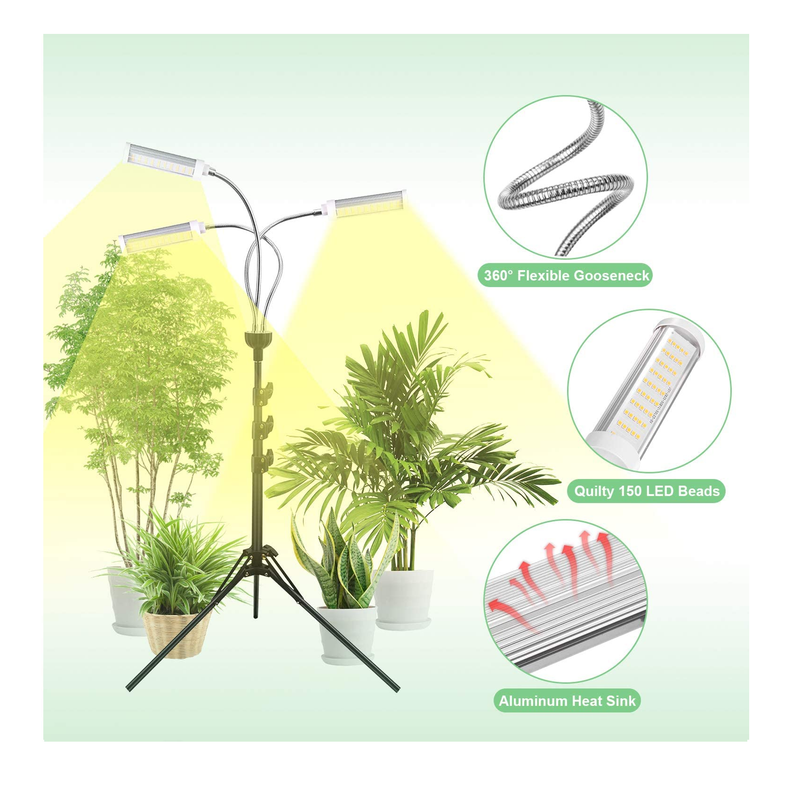 Plant Grow Light for Indoor Plants Full Spectrum with Timer for Your Indoor Garden