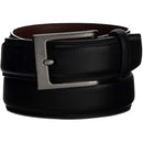 Portfolio Men's Black Reversible Buckle Leather Belt
