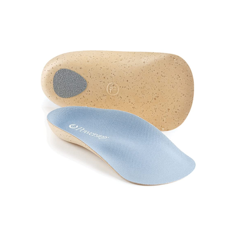 Products Powerstep Flexiarch | Features Lateral And Medial Contouring For Motion Control | Color Blue