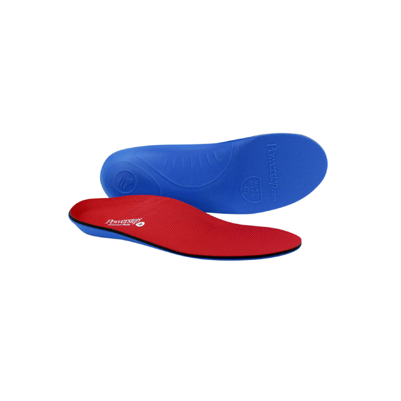 Powerstep Pinnacle Plus With A Built-In Metatarsal Pad | Color Red