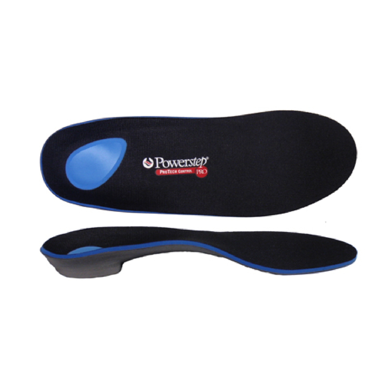 Powerstep Pro Control |Features A Deeper Heel Cup With Han Outer Post.