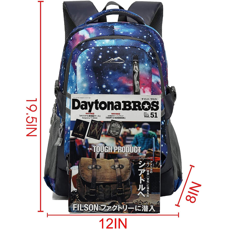 Galaxy backpack outlet with charger