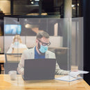 44 X 30.50 Inch Countertop Sneeze Shield