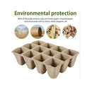 QGD Peat Pots For Seedlings| 300 Cell Seed Starter | Biodegradable Seed Germination Trays | Nursery Pots | 30 Packs