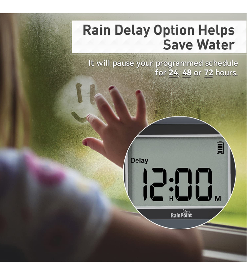 RAINPOINT Sprinkler Timer | Programmable Water Timer