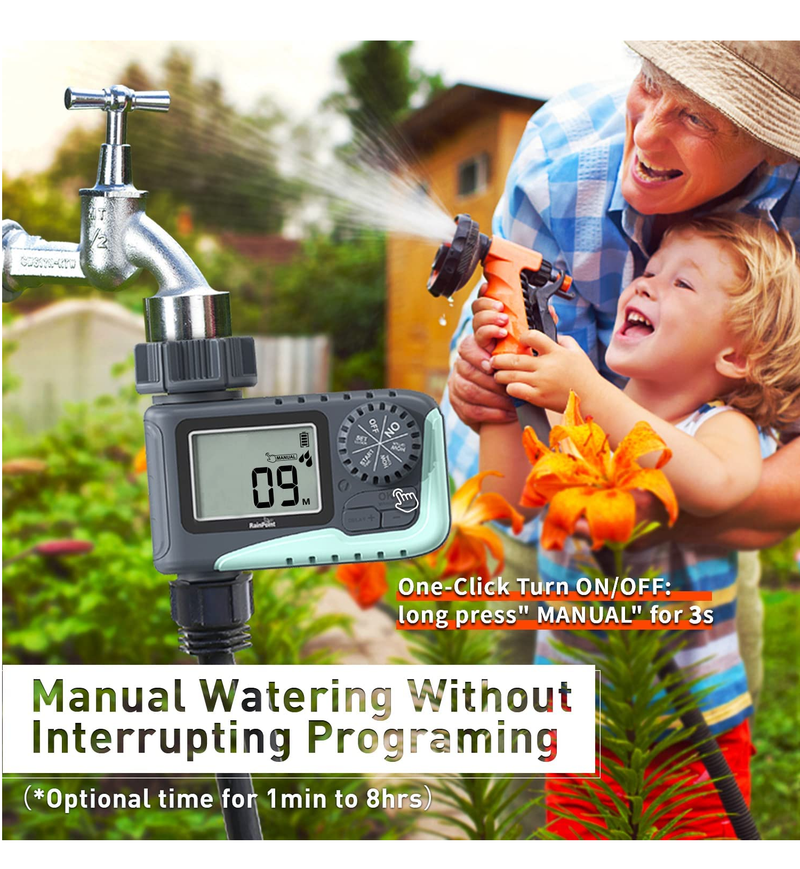 RAINPOINT Sprinkler Timer | Programmable Water Timer