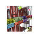 RECUTMS Artificial Plants Lavender | UV Resistant Greenery Fake Shrubs Simulation Plants Indoor Outdoor| Hanging Planter Home Garden Decor| 8 Packs