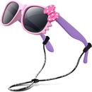 RIVBOS Kids Sunglasses For Girls Polarized