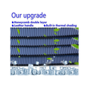 Retractable Windshield Sunshade for Car | Cordless Cellular Sunscreen Blocks UV Rays