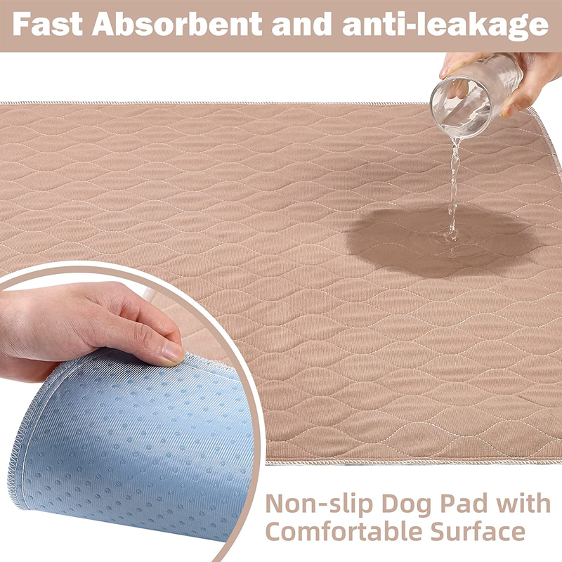 Reusable Washable Dog Pads (2-Pack), Waterproof Puppy Pads