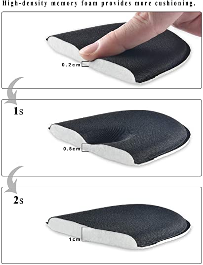 riemot Memory Foam Insoles for Men, Comfort Cushioning Shoe Inserts, Super Soft Replacement Innersoles for Sneakers Slippers Boots, Breathable Full Length Shoe Insoles