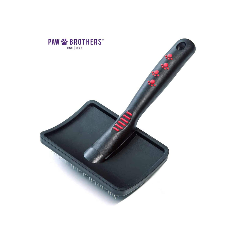 Ryan's Pet Supplies Paw Brothers | Curved Dog Brush with Coated Pin