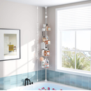 SEIRIONE Bathroom Rustproof Shower Corner Organizer