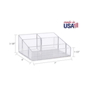 STORi Clear Plastic Vanity Makeup Organizer