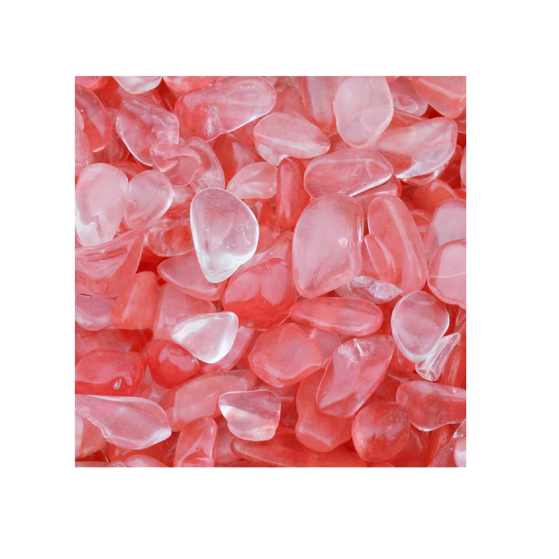 SUNYIK  Tumbled Chips Stone Crushed Crystal Quartz Pieces Irregular Shaped Stones |1pound |About 460 Gram