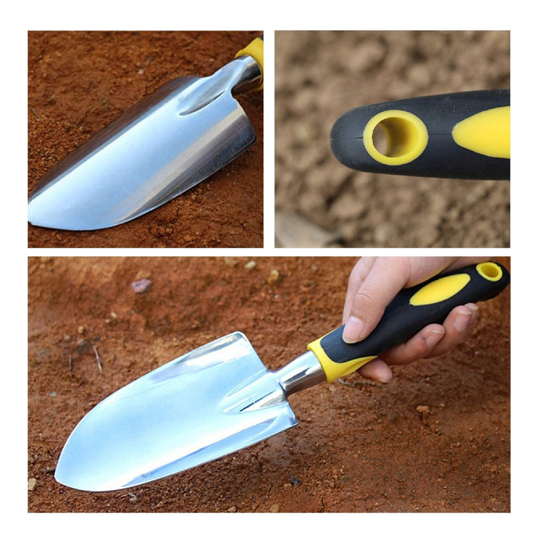 SXBBSMC Garden Trowel | Cast-Aluminum Heavy Duty Gardening Tool