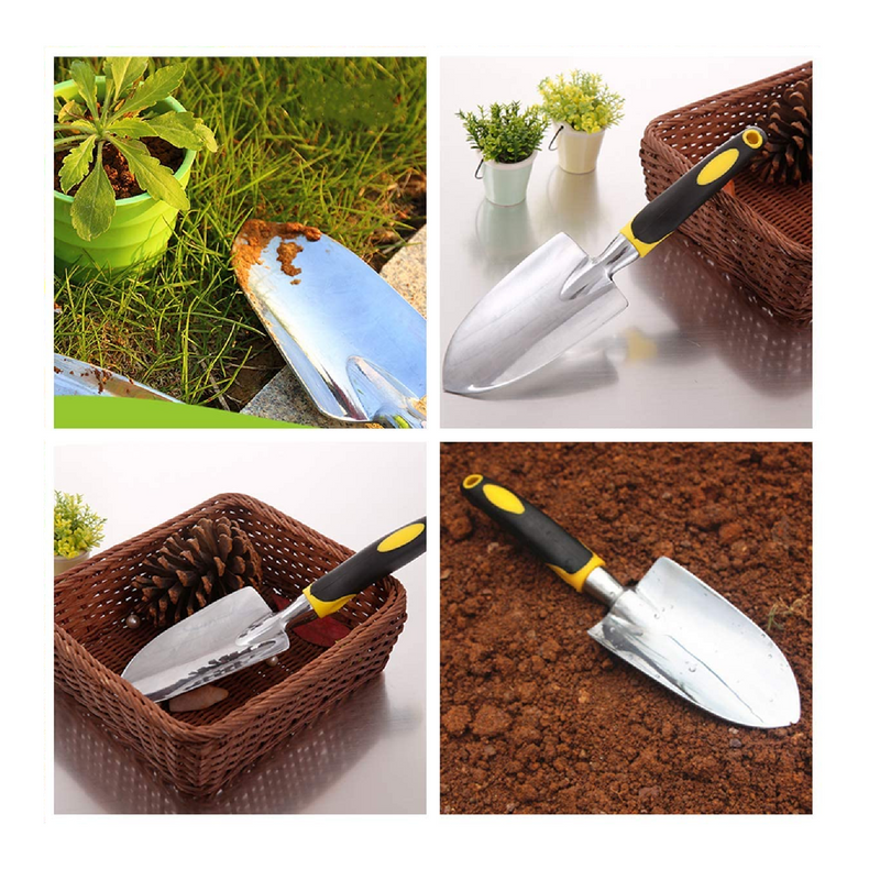 SXBBSMC Garden Trowel | Cast-Aluminum Heavy Duty Gardening Tool