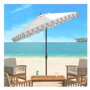 Safavieh PAT8006C Outdoor Collection Elegant Valance Auto Tilt Umbrella 9