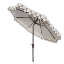 Safavieh PAT8006C Outdoor Collection Elegant Valance Auto Tilt Umbrella 9