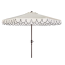 Safavieh PAT8006C Outdoor Collection Elegant Valance Auto Tilt Umbrella 9