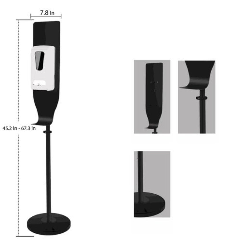 Sanitizer Dispenser Floor Stand