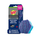 Scotch-Brite Scrub Dots Advanced Non-Scratch Scrubbers| 6 Scrub Sponges