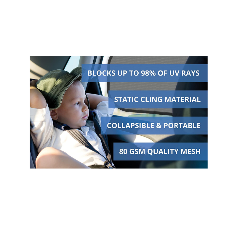 Side & Rear Window Car Sun Shades | Protect Your Kids & Pets