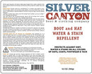 Silver Canyon Boot and Hat Water and Stain Repellent