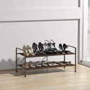 Simple Houseware 2-Tier Shoe Rack Storage Organizer